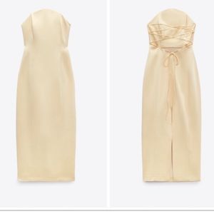 Viral Zara Satin Effect Midi- small and medium available